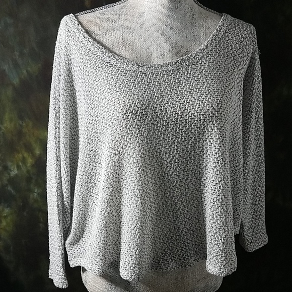 Bar III Tops - Soft Gray Bar III Knit Slouch Top